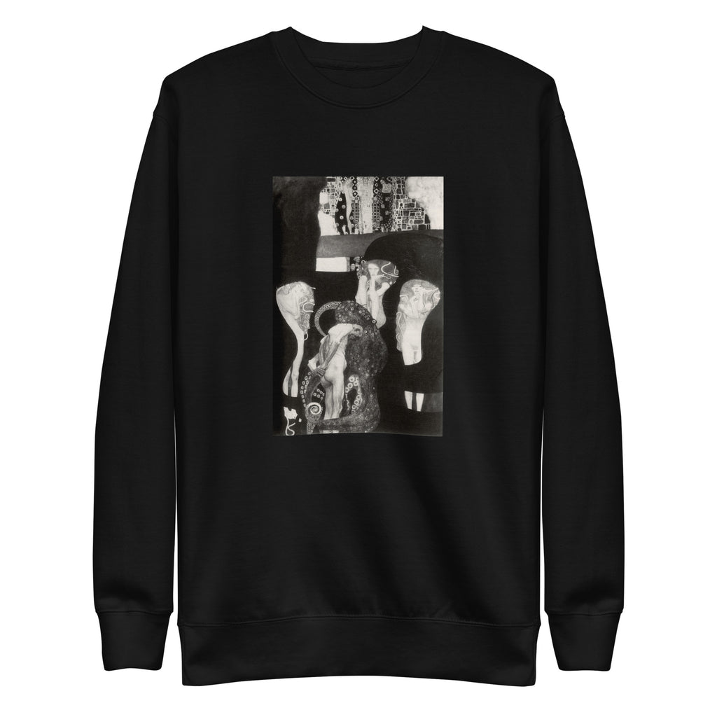 Black Sweater Gustav Klimt Jurisprudence Famous Painting Signature