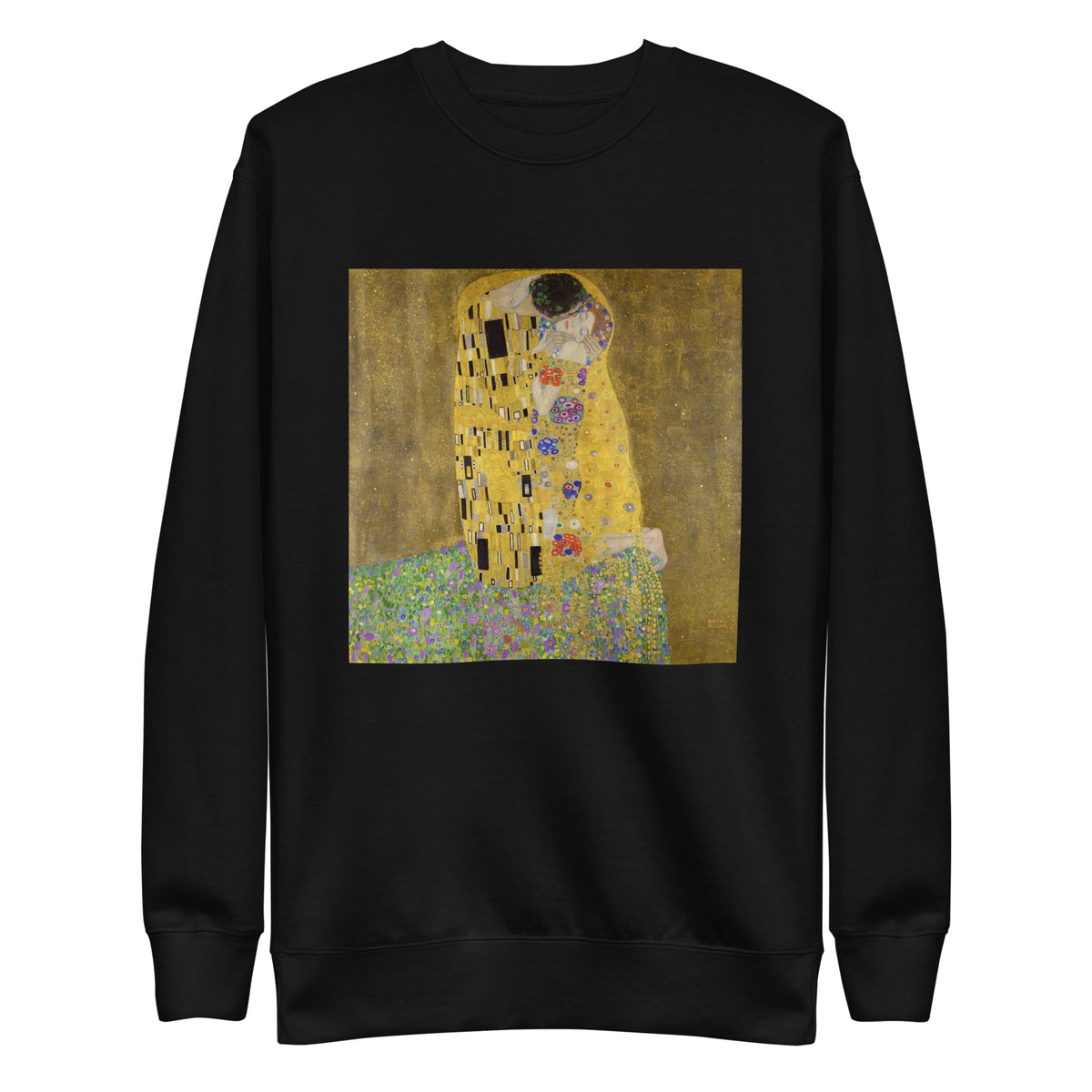 Black Sweater Gustav Klimt The Kiss Famous Painting Signature