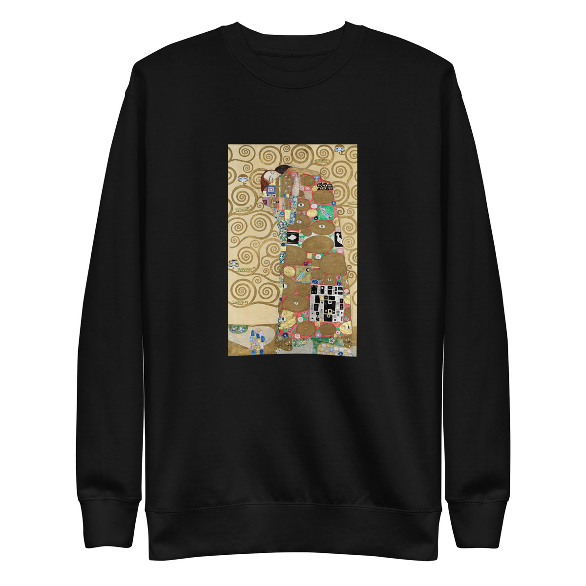 Black Sweater Gustav Klimt Fulfillment Famous Painting Signature