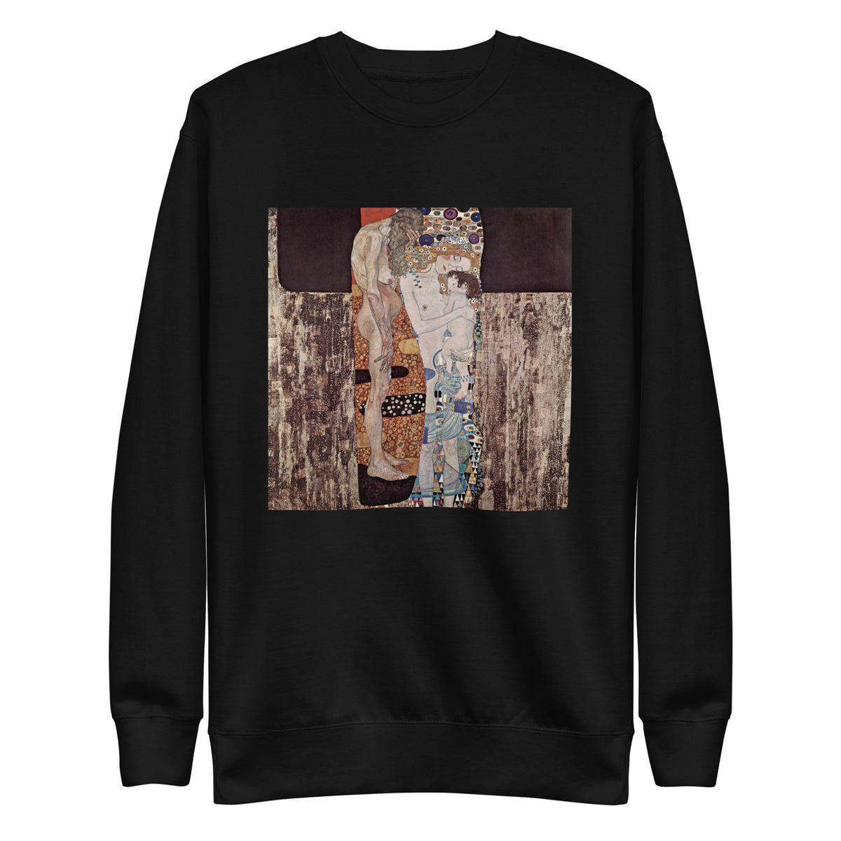 Black Sweater Gustav Klimt The Three Ages Of The Woman Famous Painting Signature