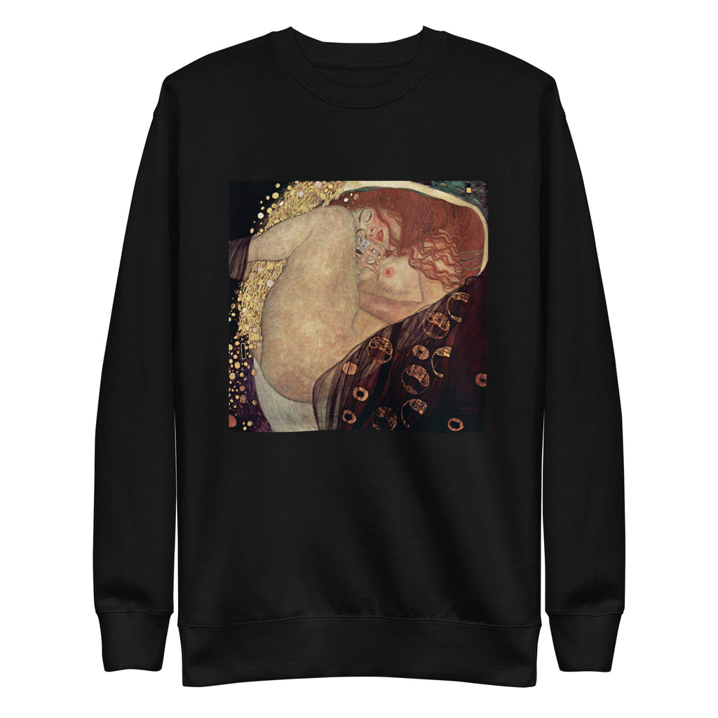 Black Sweater Gustav Klimt Danae Famous Painting Signature