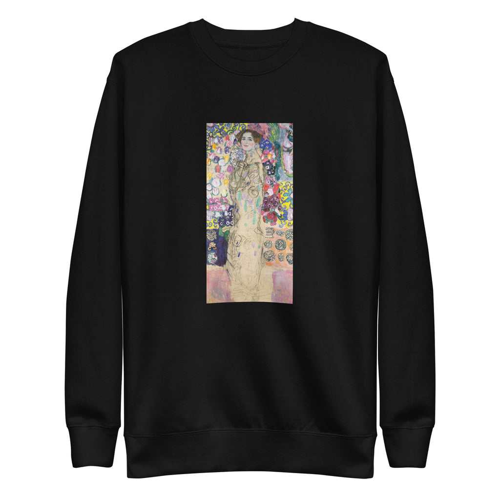 Black Sweater Gustav Klimt Portrait Of Maria Munk Famous Painting Signature