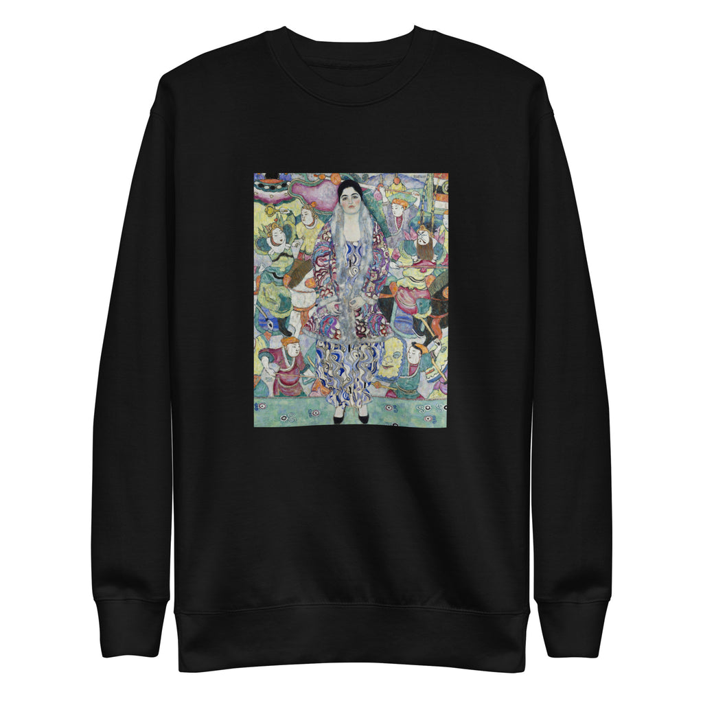 Black Sweater Gustav Klimt Portrait Of Friederike Maria Beer Famous Painting Signature