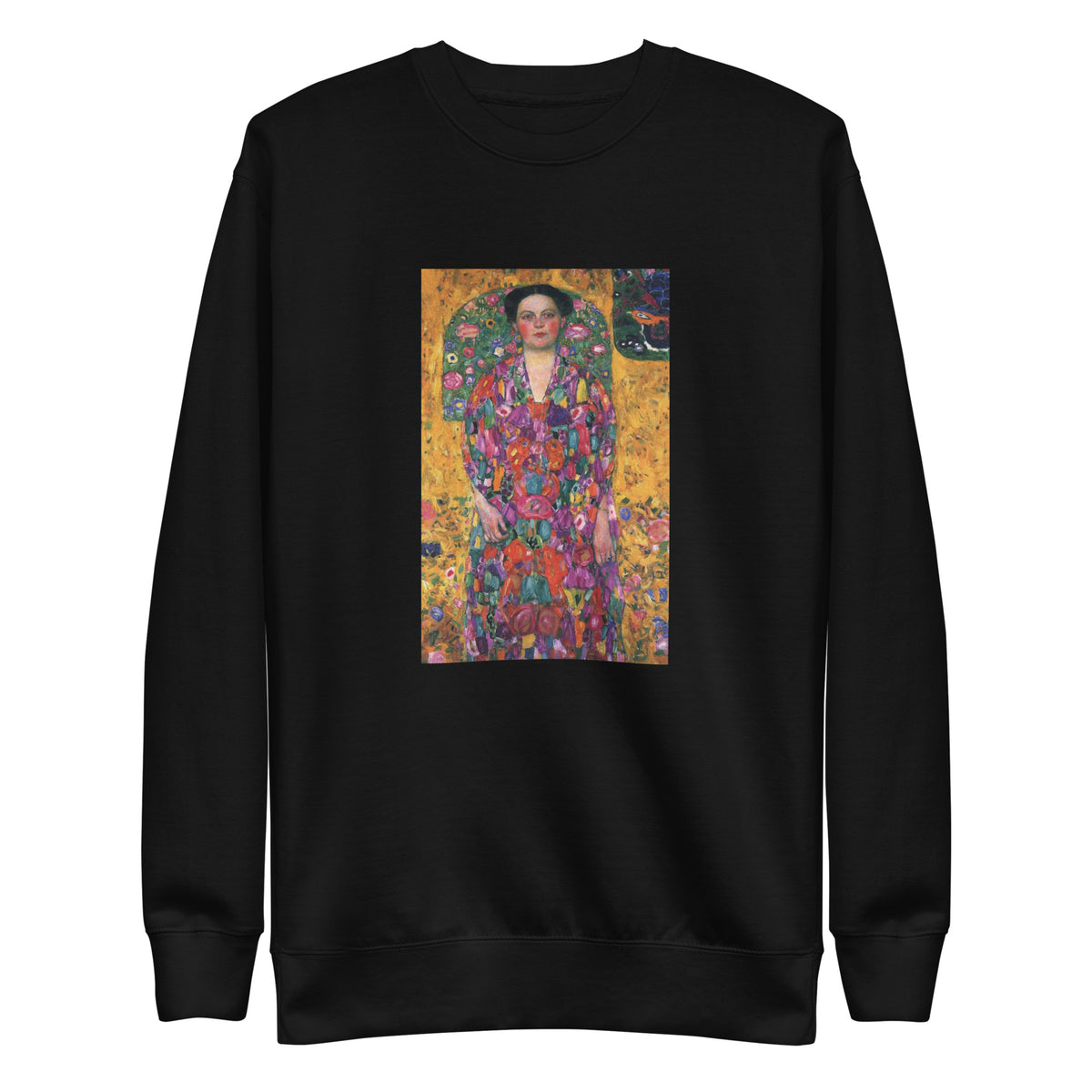 Black Sweater Gustav Klimt Portrait Of Eugenia Primavesi Famous Painting Signature