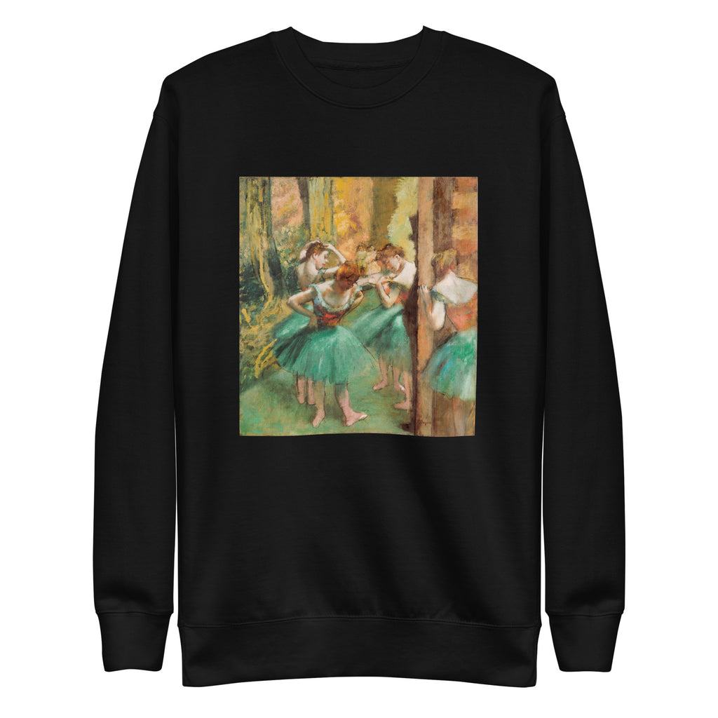 Black Sweater Dancers Pink And Green Signature