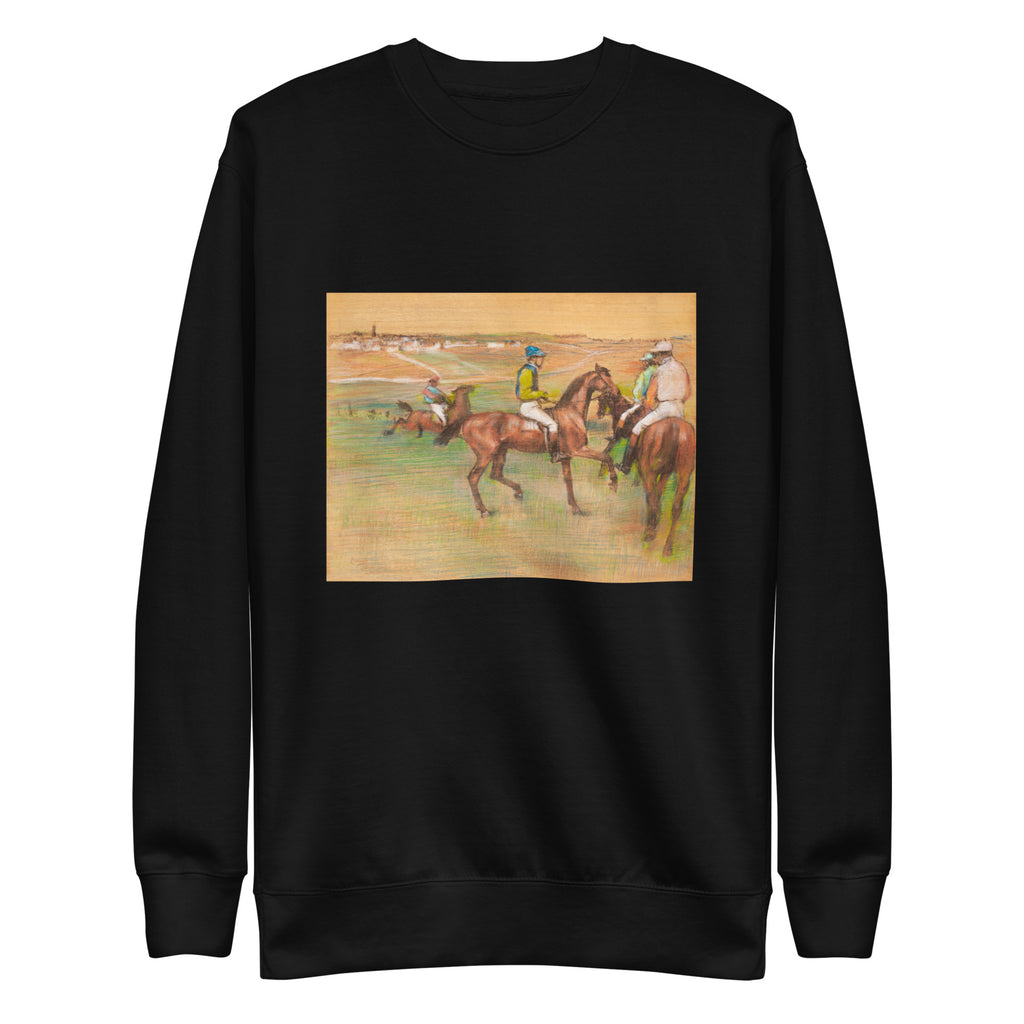 Black Sweater Race Horses Signature
