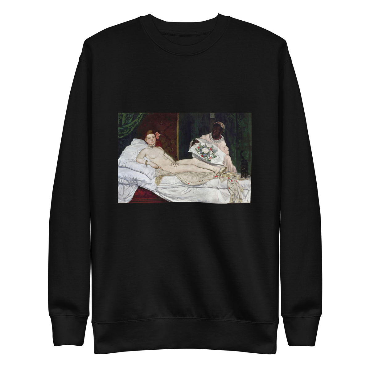 Black Sweater Olympia Edouard Manet 1863 Signature