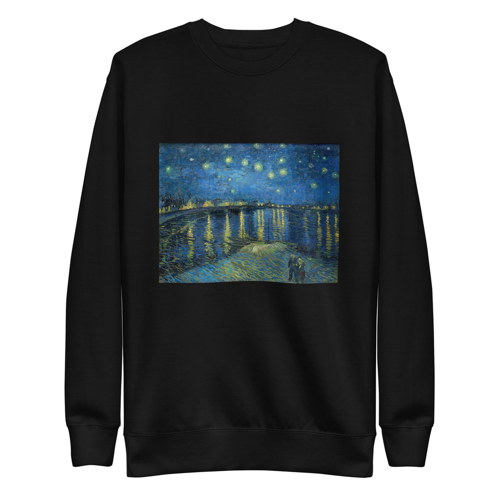 Black Sweater Starry Night Over The Rhone Vincent Van Gogh 1888 Signature