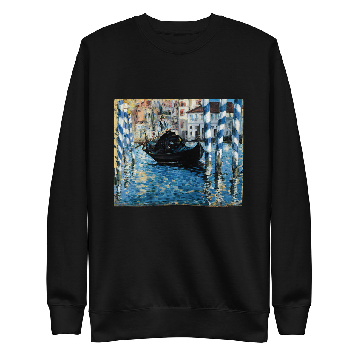 Black Sweater Blue Venice Edouard Manet 1874 Signature