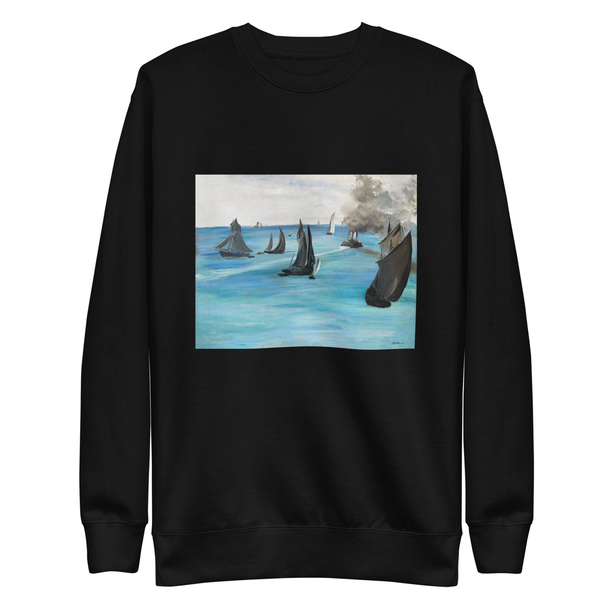 Black Sweater Sea View Calm Weather Vue De Mer Temps Calme Signature