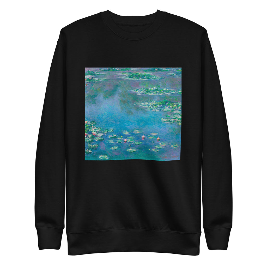 Black Sweater Water Lilies Signature