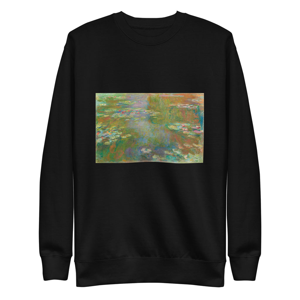 Black Sweater Water Lily Pond Signature