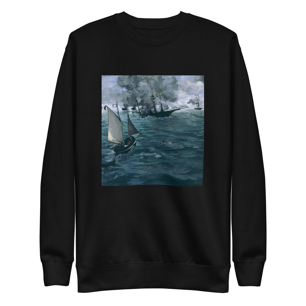 Black Sweater The Battle Of The Kearsarge And The Alabama Edouard Manet 1864 Signature