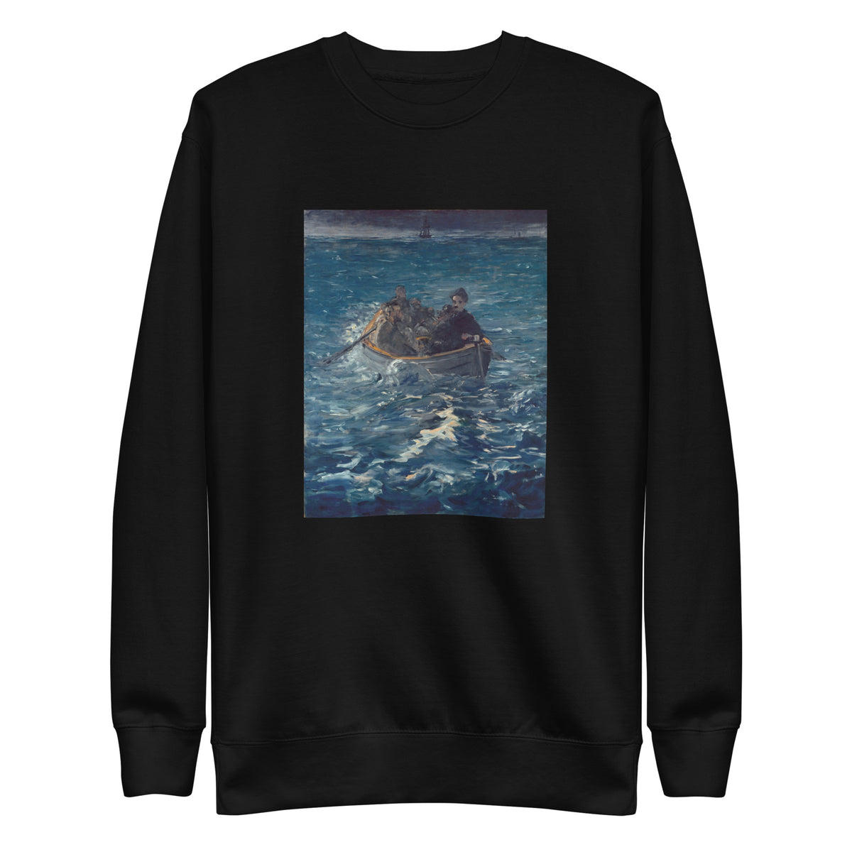 Black Sweater The Escape Of Rochefort Edouard Manet 1881 Signature