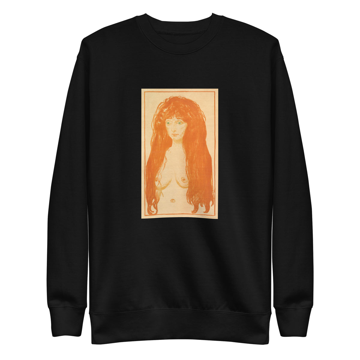 Black Sweater The Sin Woman With Red Hair And Green Eyes Signature
