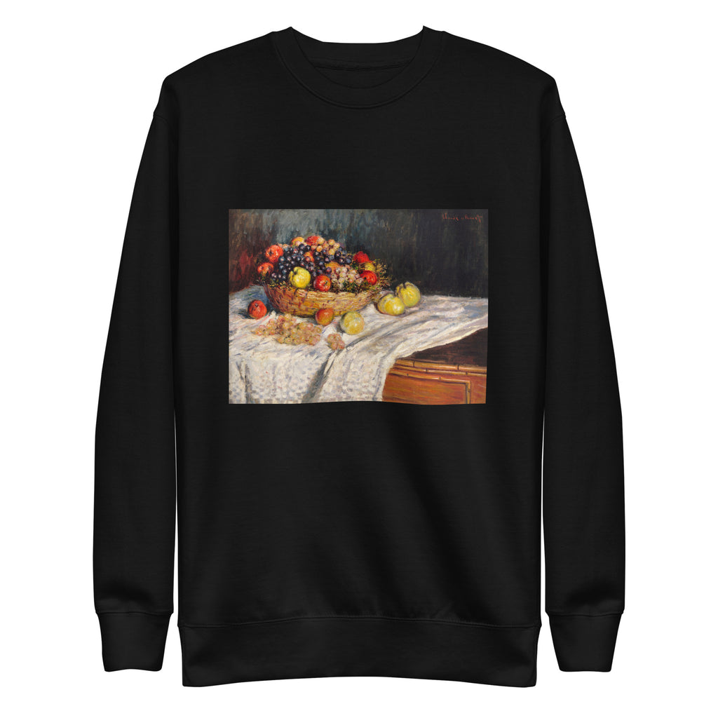 Black Sweater Apples And Grapes Signature