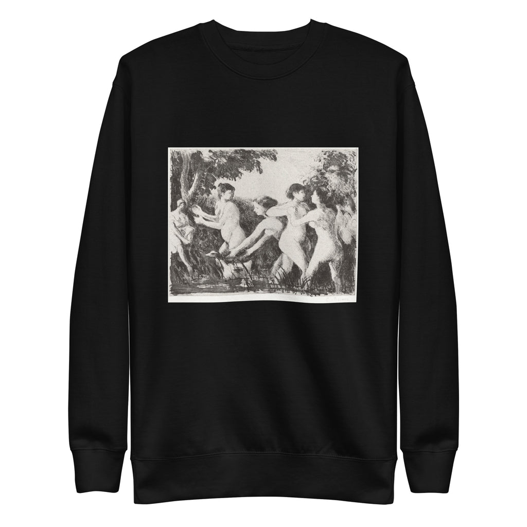 Black Sweater Bathers Wrestling Signature