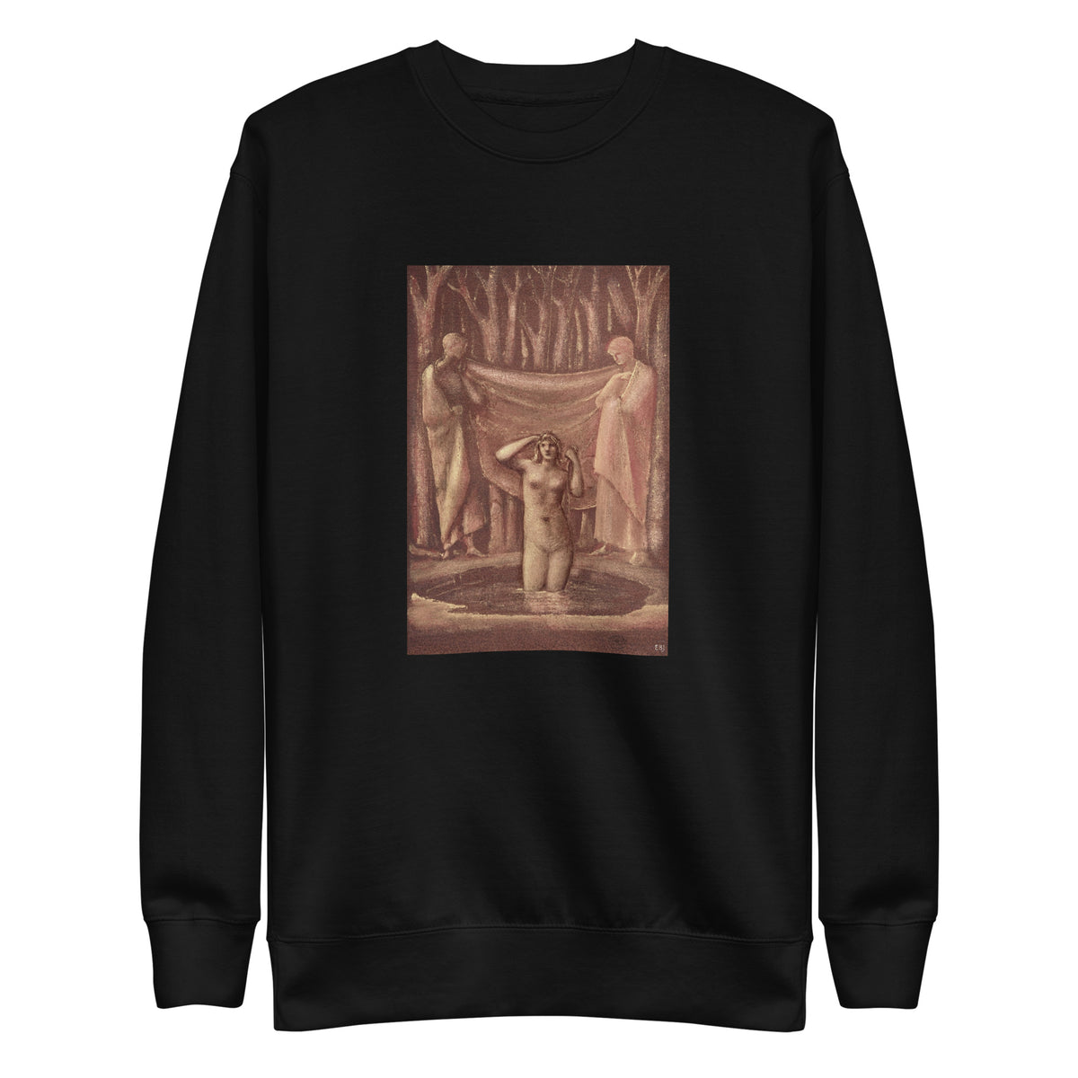Black Sweater Bath Of Venus 1890s Signature