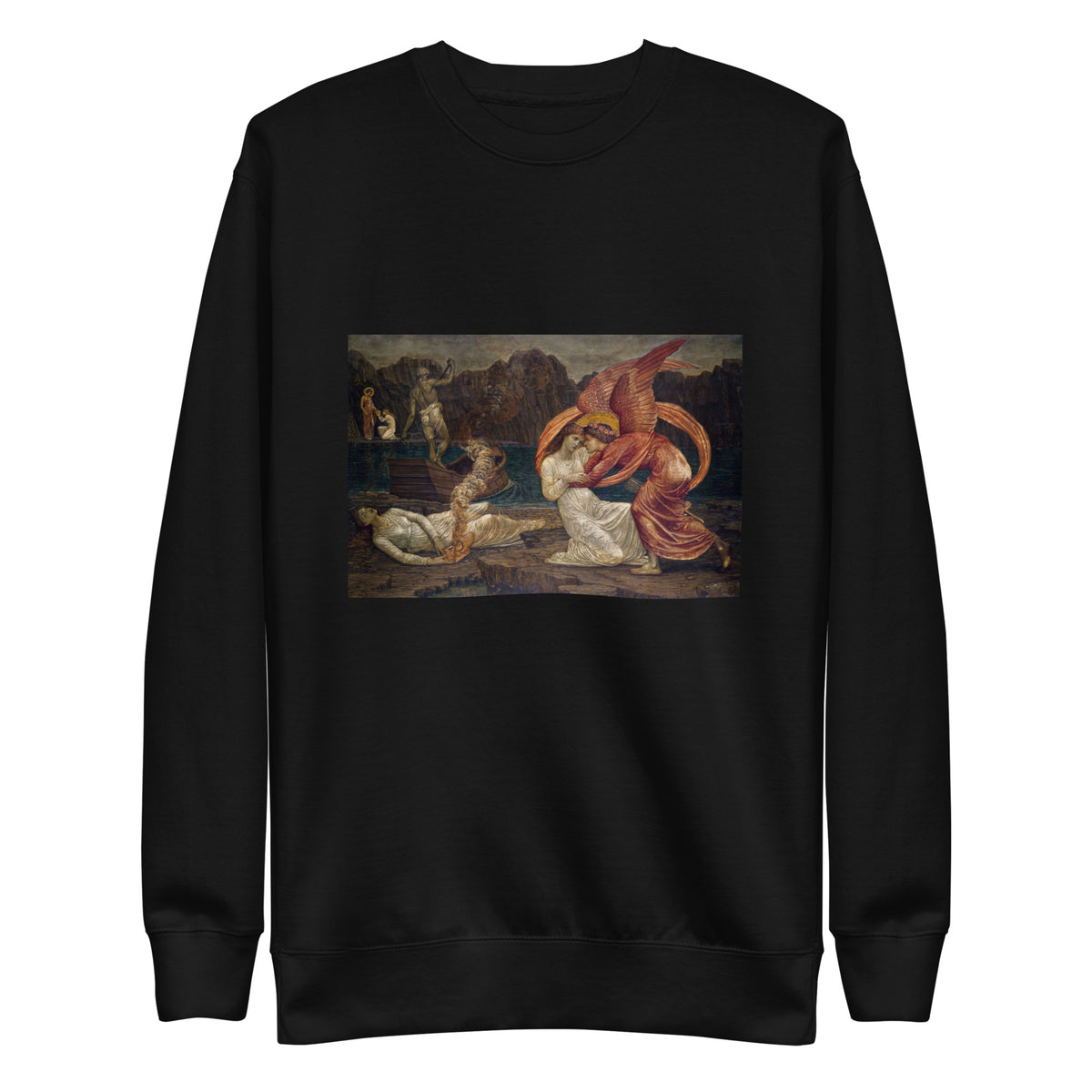Black Sweater Cupid And Psyche - Palace Green Murals - Psyche Receiving The Casket Signature