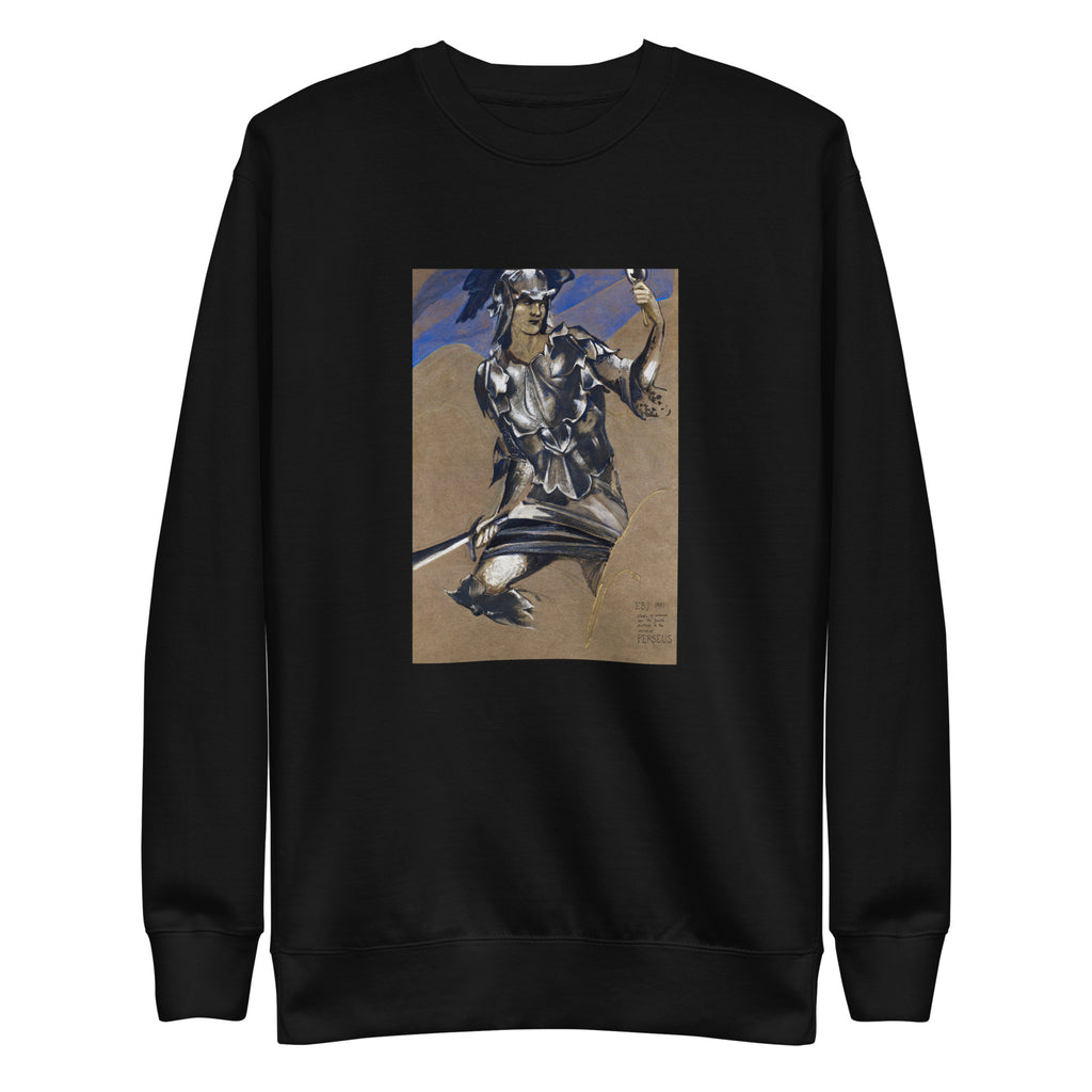 Black Sweater The Perseus Series - Study Of Perseus In Armour For The Finding Of Medusa Signature