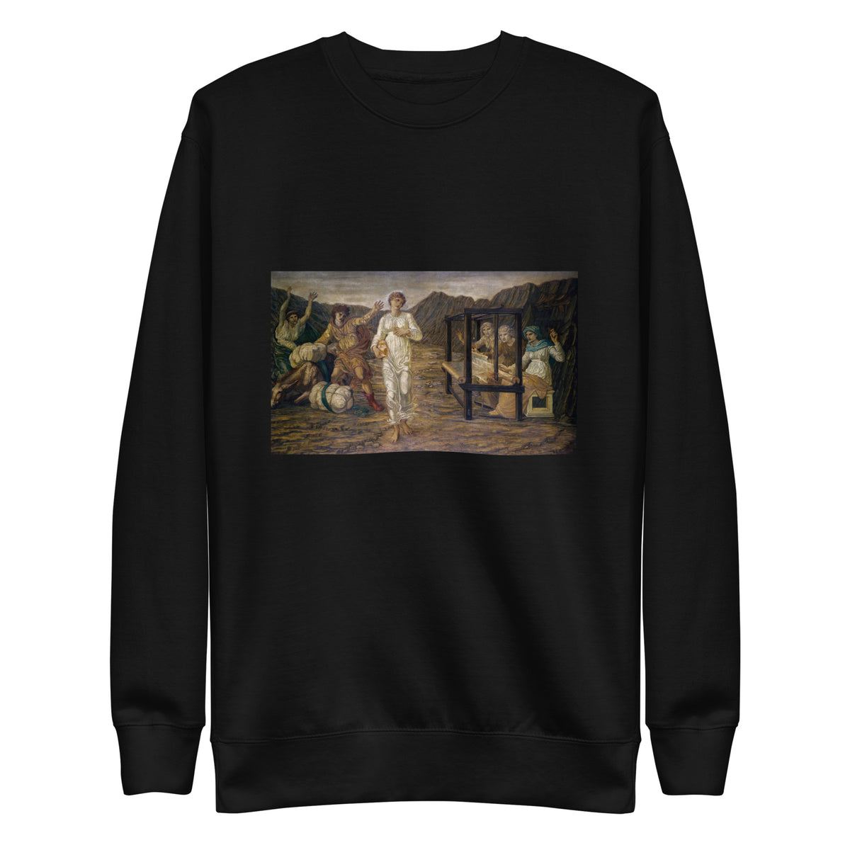 Black Sweater Cupid And Psyche - Palace Green Murals - Psyche Set - Venus The Task 1881 Signature