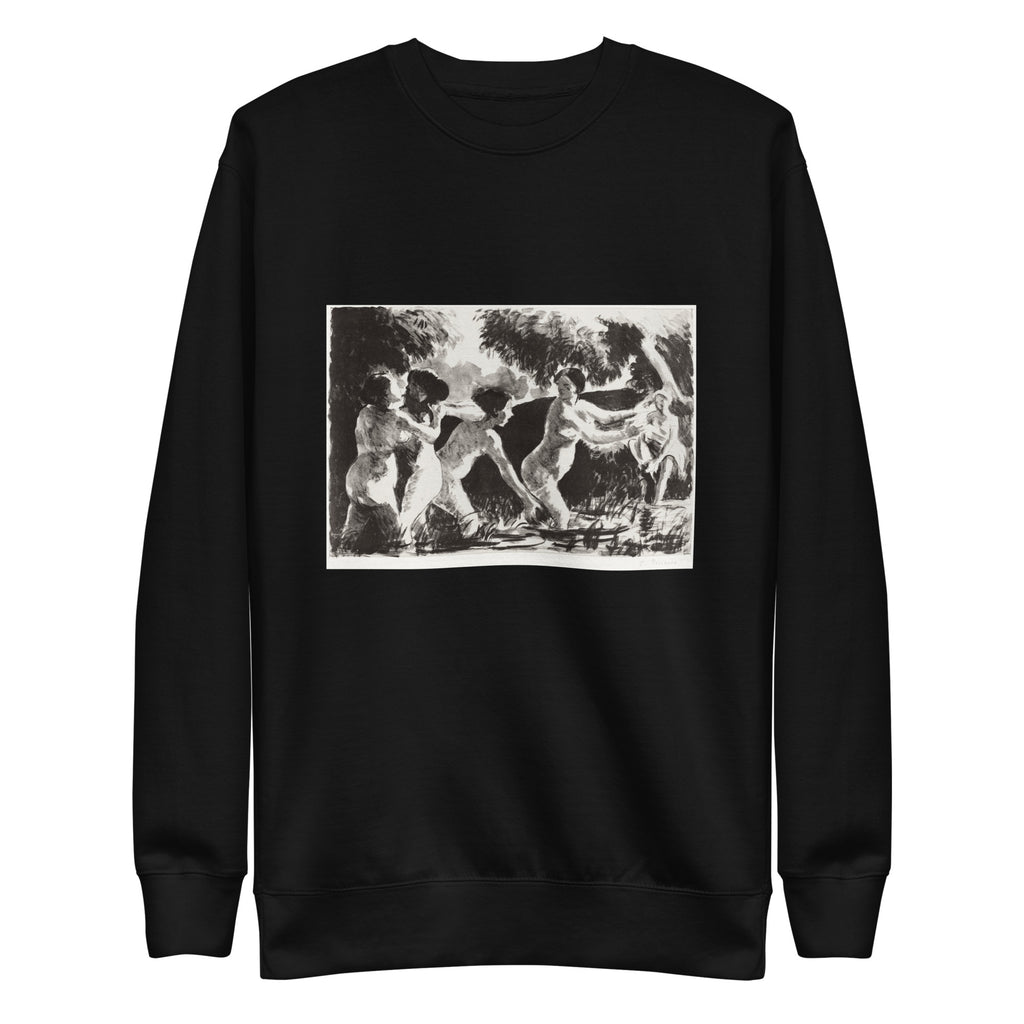 Black Sweater Bathers Wrestling II Signature