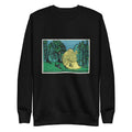 Black Sweater Cemetery In The Forest Print Signature