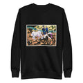 Black Sweater Cows In Spring Print Signature