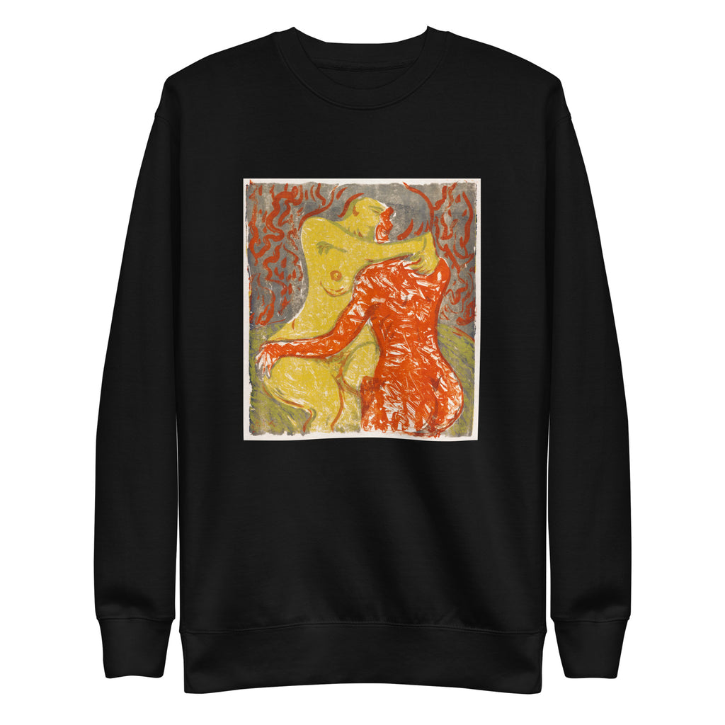 Black Sweater Love Scene Liebesszene Print Signature