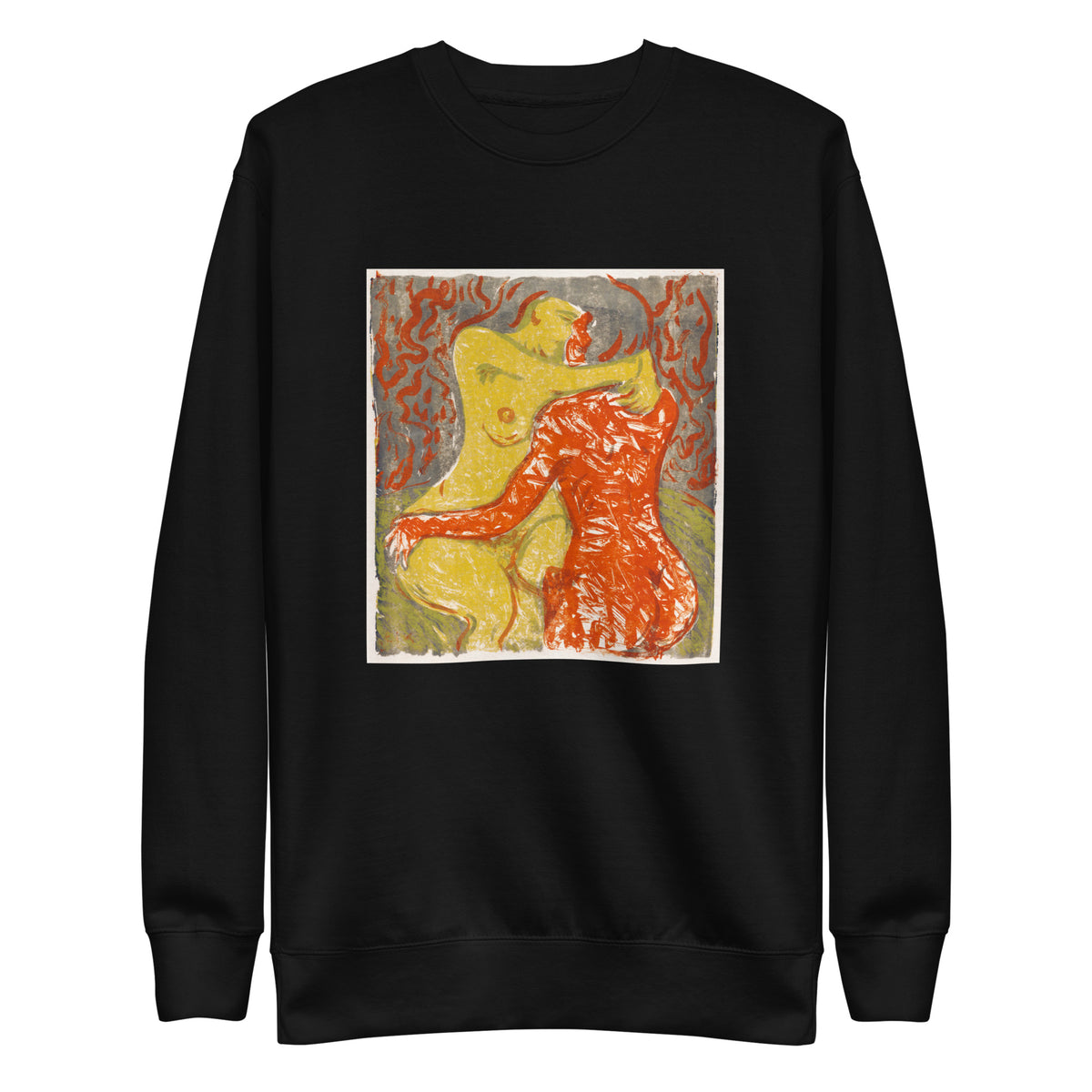 Black Sweater Love Scene Liebesszene Print Signature
