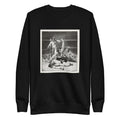 Black Sweater Counted Out First Stone Print Signature