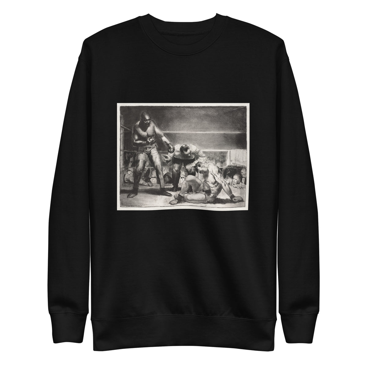 Black Sweater The White Hope Print Signature