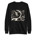 Black Sweater Two Mythical Animals Print Signature