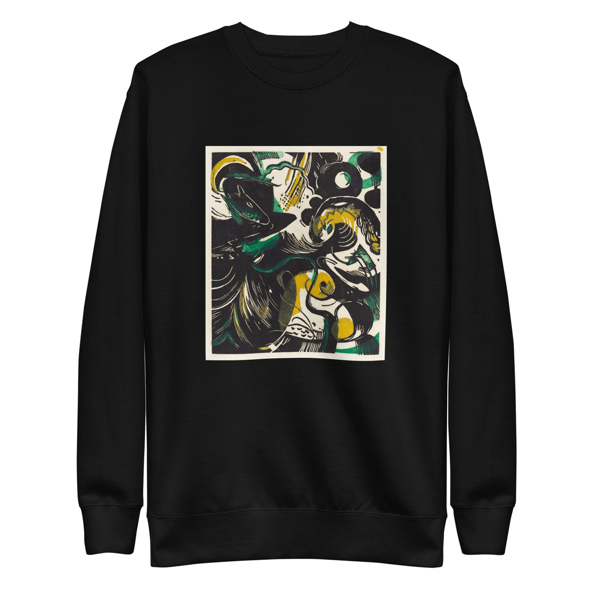 Black Sweater Genesis II Schopfungsgeschichte II Print Signature