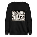 Black Sweater Resting Horses Print Signature