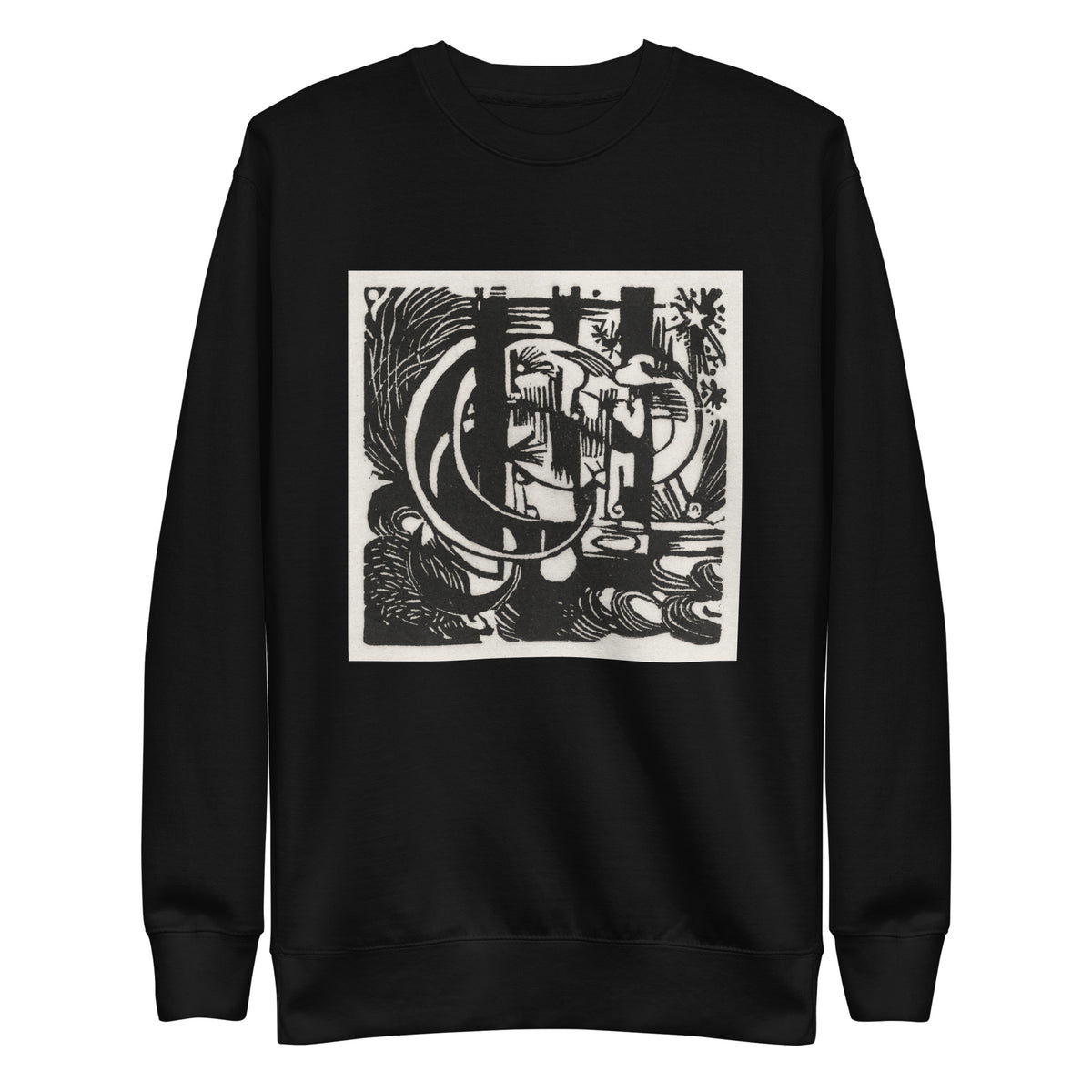 Black Sweater Lizards Print Signature
