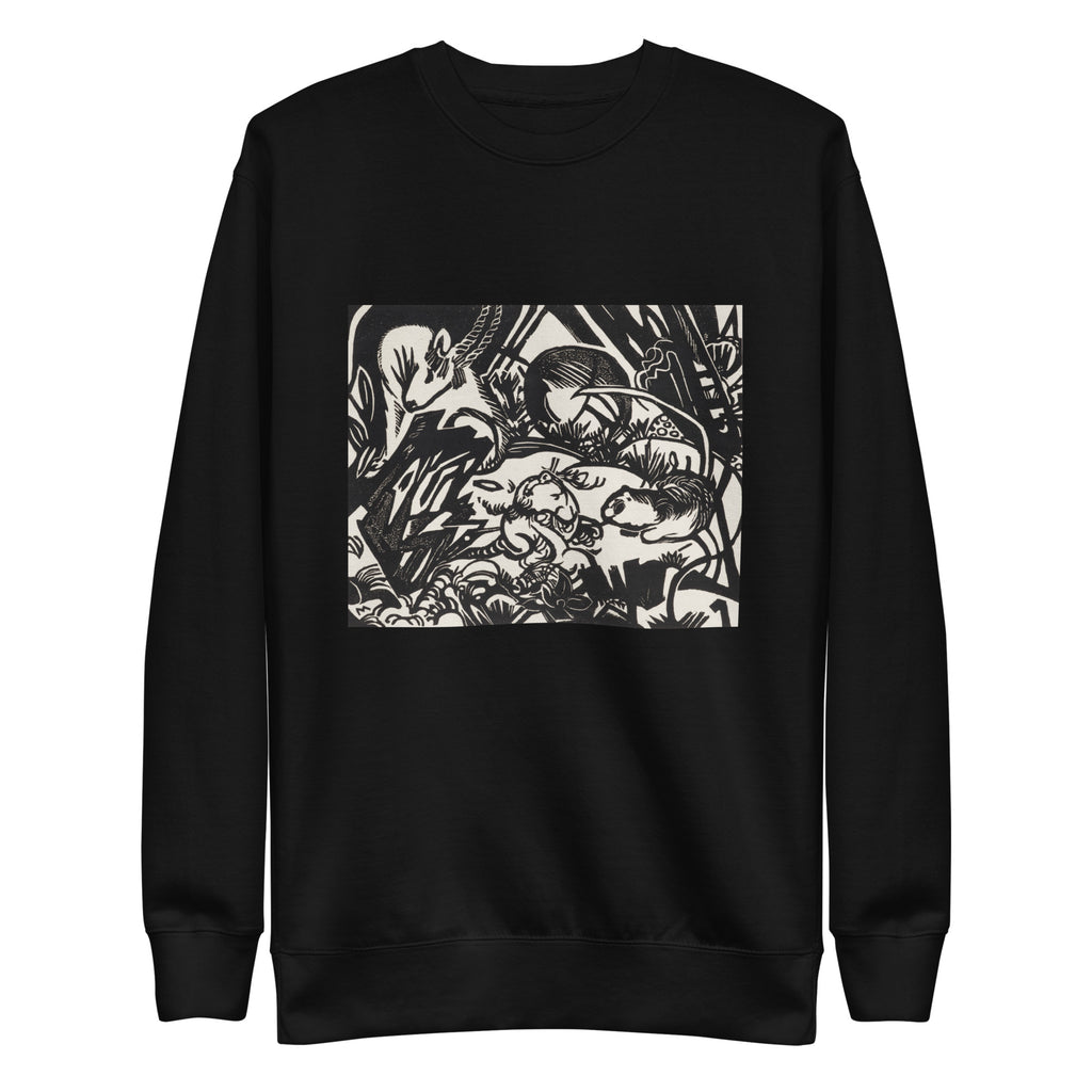 Black Sweater From The Animal Legend Genius Print Signature