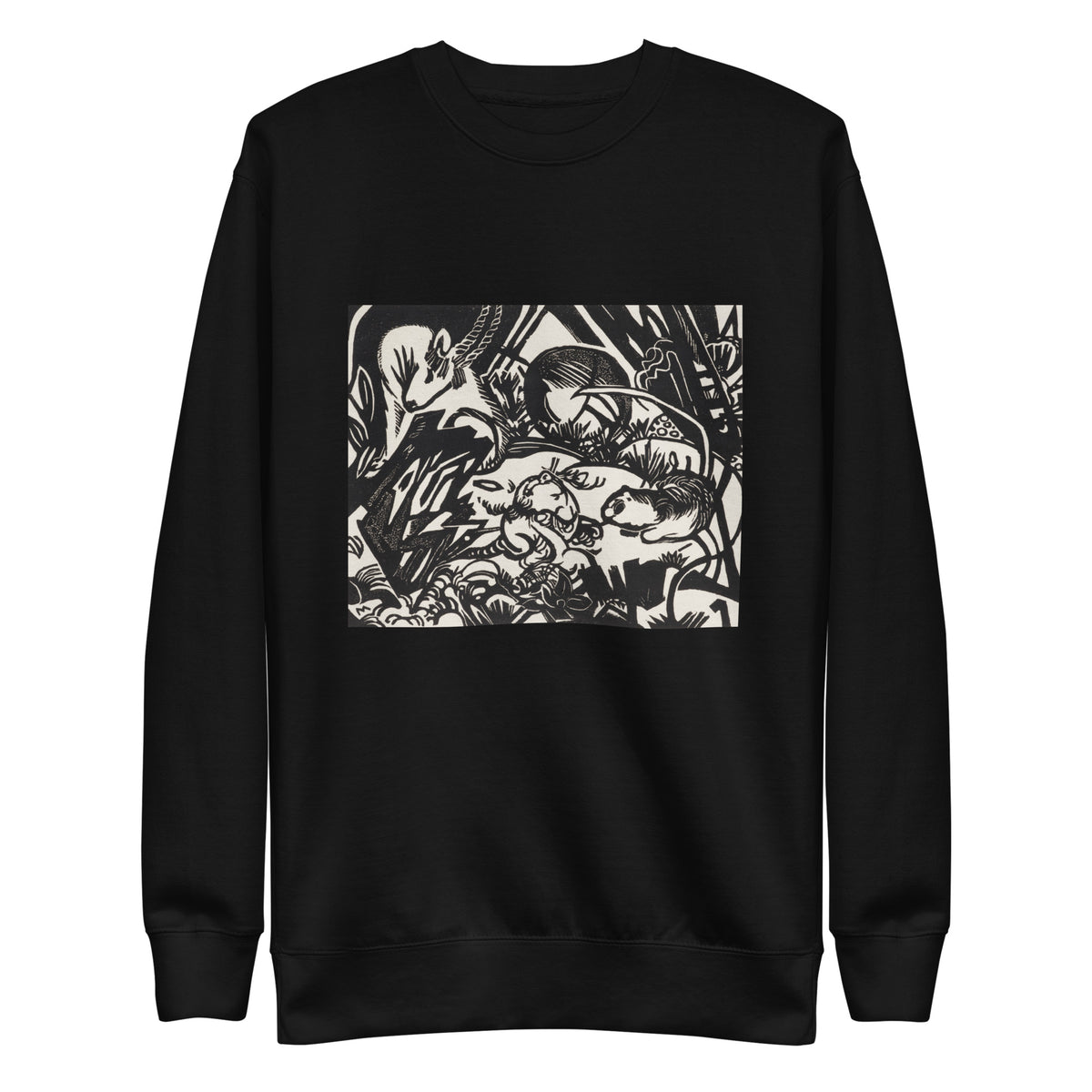 Black Sweater From The Animal Legend Genius Print Signature