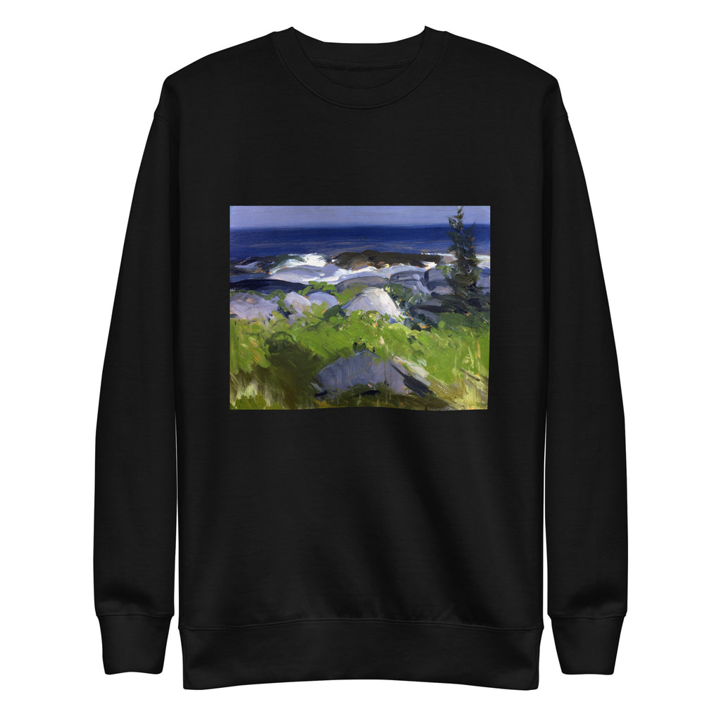 Black Sweater Vine Clad Shore Monhegan Island Signature