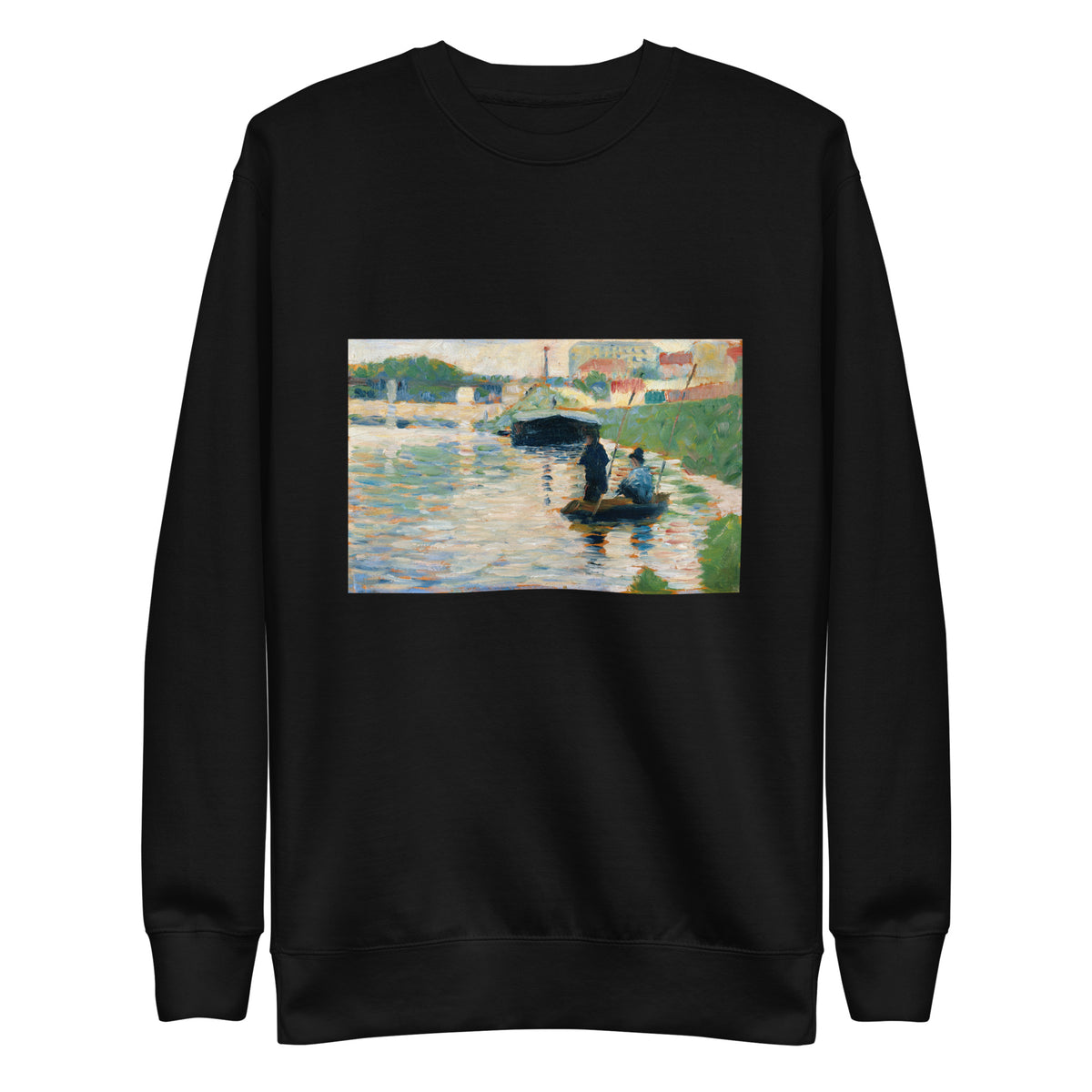 Black Sweater View Of The Seine Signature