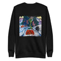 Black Sweater Bison In Winter Red Bison Signature