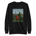 Black Sweater Portrait Of A Woman In A Landscape Portrait De Femme Dans Un Paysage Signature