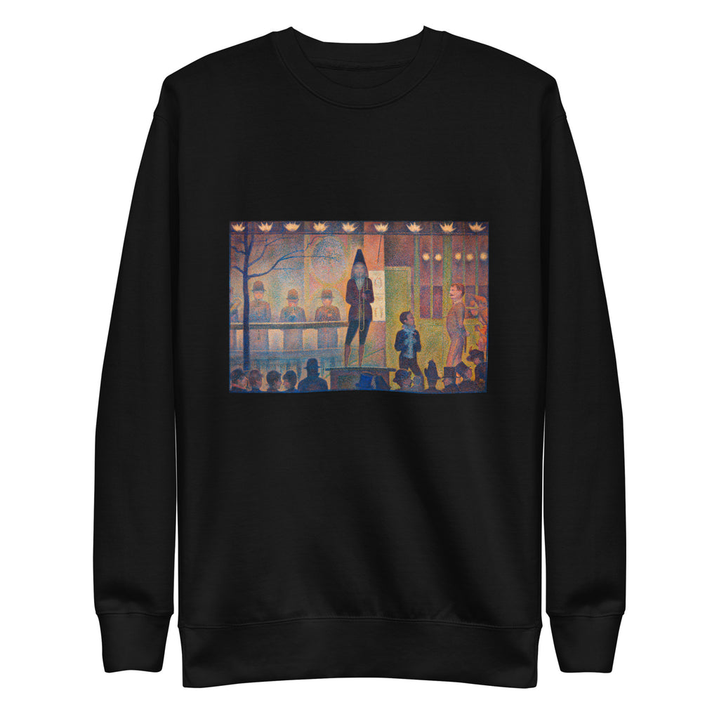 Black Sweater Georges Seurat Circus Sideshow Signature