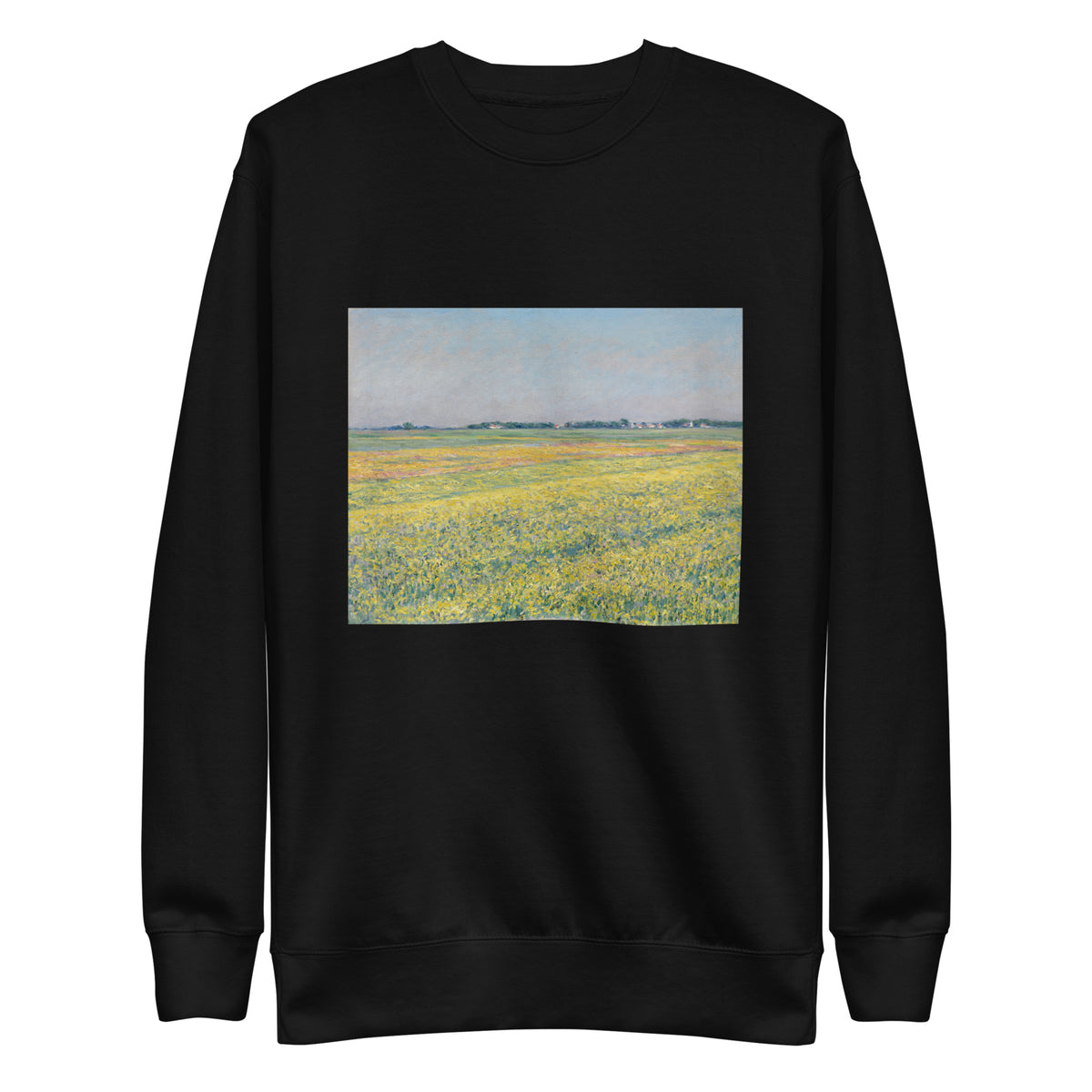 Black Sweater The Plain Of Gennevilliers Yellow Fields Signature