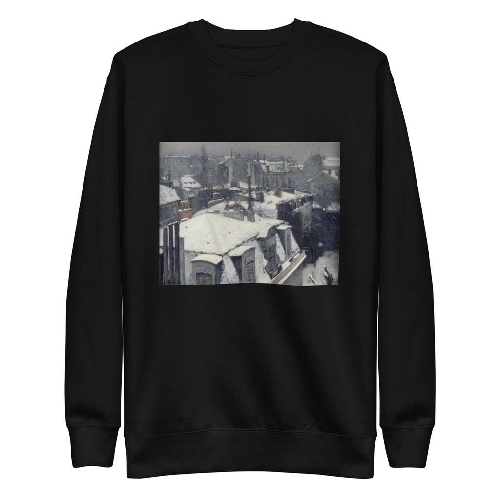 Black Sweater Rooftops In The Snow Signature