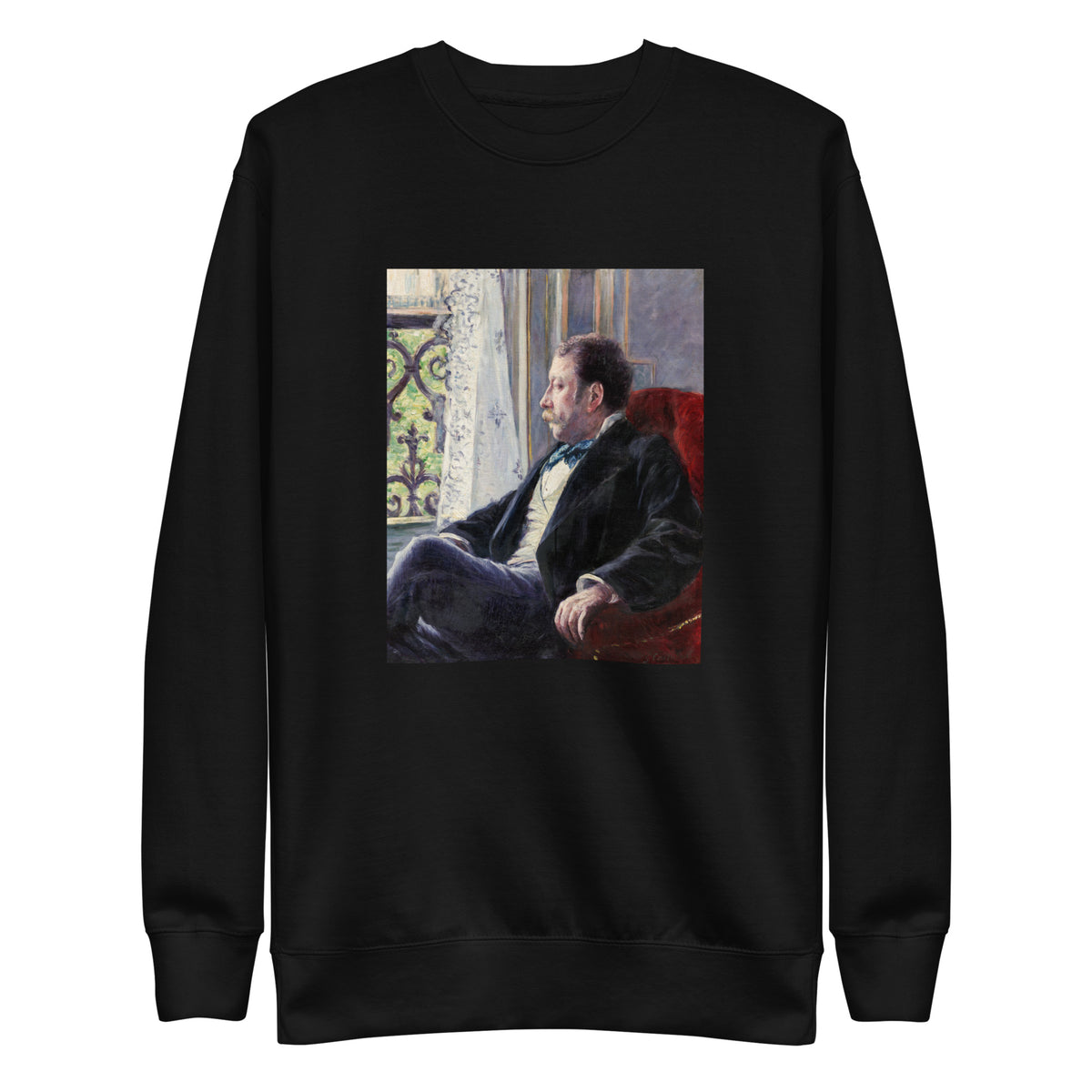 Black Sweater Portrait Of A Man Signature