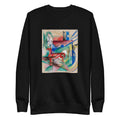 Black Sweater Landscape With Animals Signature