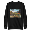 Black Sweater Henri Rousseau Seine And Eiffel-Tower In The Sunset Famous Painting Signature