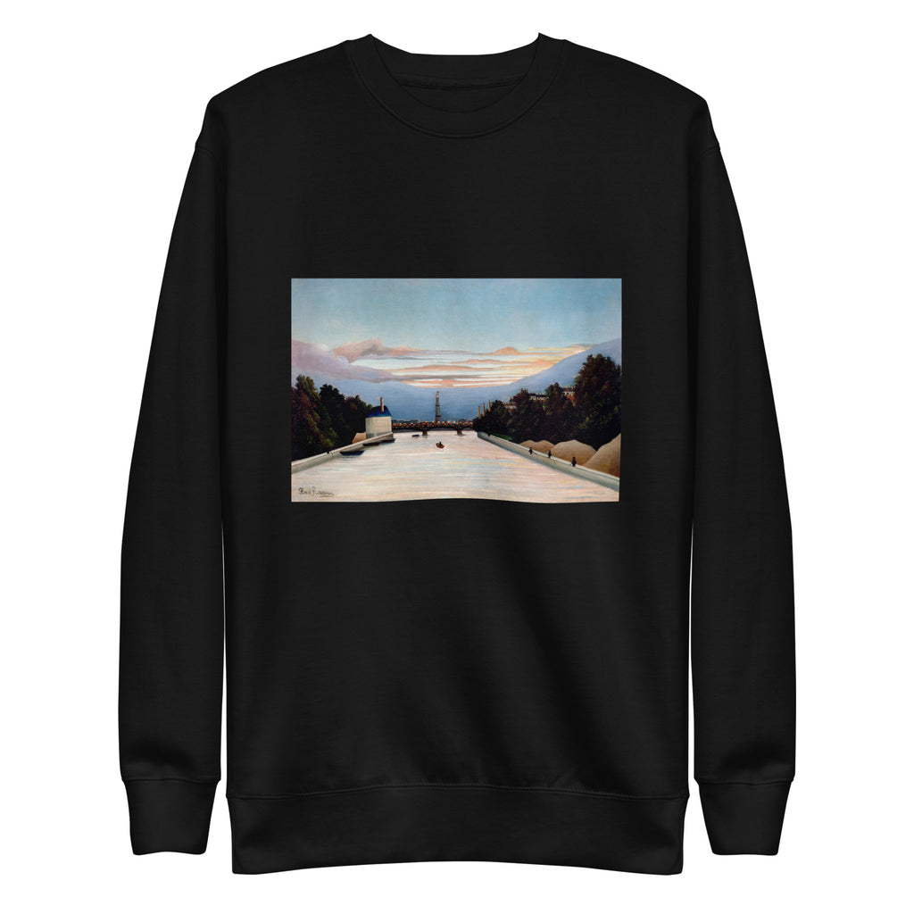 Black Sweater Henri Rousseau The Eiffel Tower Famous Painting Signature