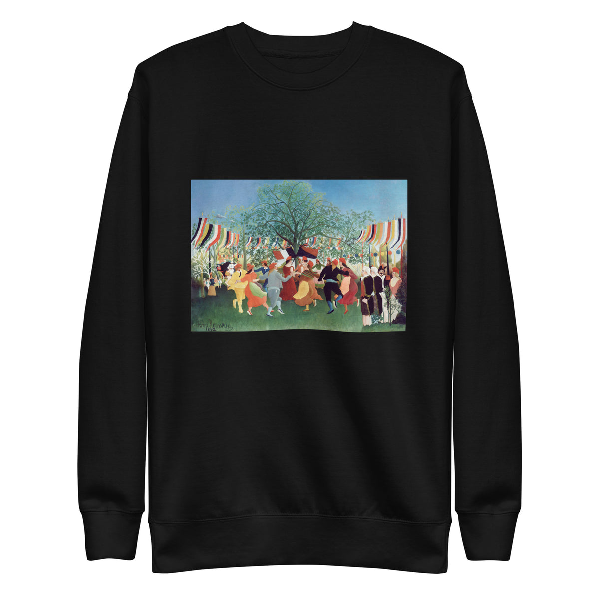 Black Sweater Henri Rousseau A Centennial Of Independence Famous Painting Signature